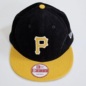 New Era Pittsburgh Pirates Snapback Cap Hat Baseball MLB Adjustable OS 9 Fifty